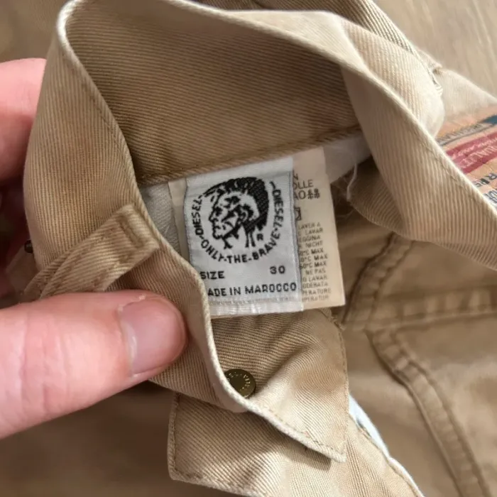Jean droit Diesel beige - Coupe classique - Très bon état - photo numéro 8