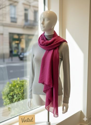 Écharpe Rose Fushia