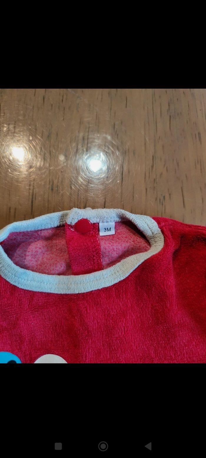 4 pyjamas garçon  en velours 3 mois - photo numéro 5