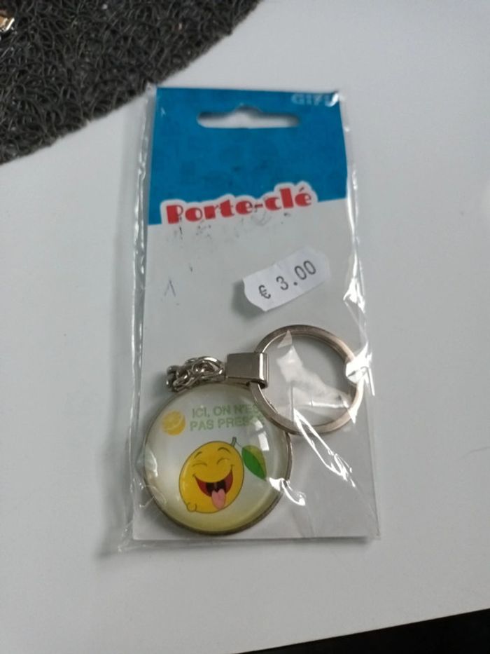 Porte clef citron