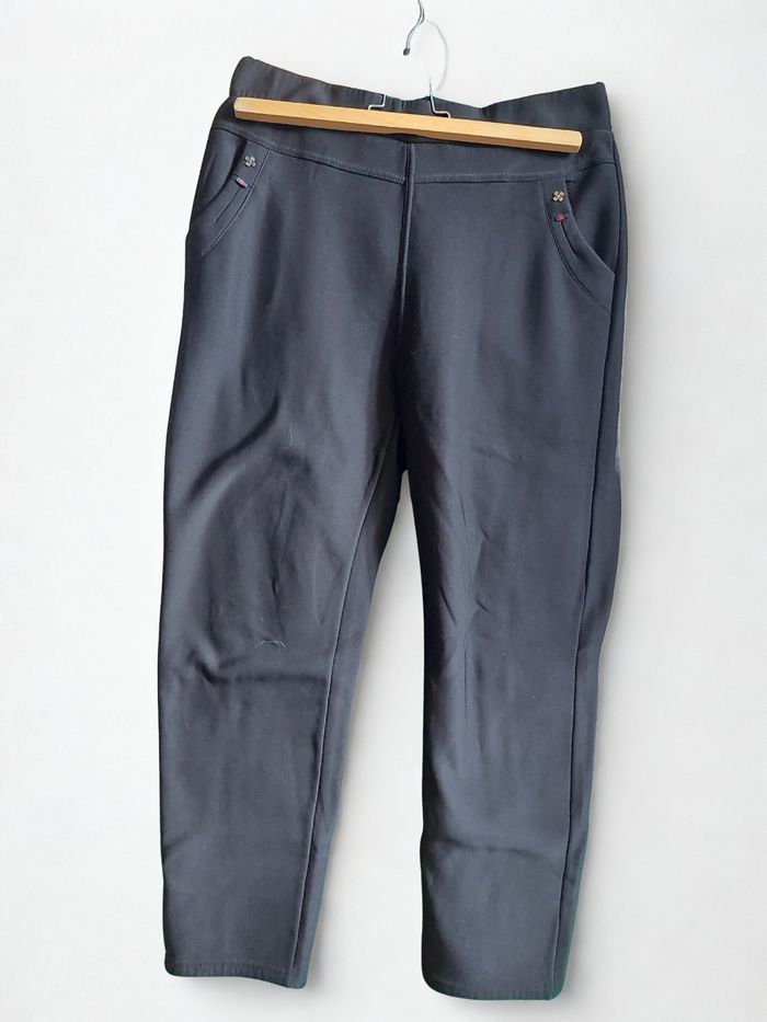 Pantalon noir style legging – Fourré polaire