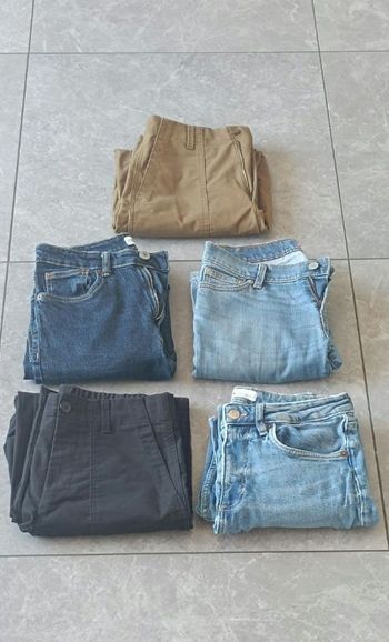 Lot de 5 pantalons Fille XS/S 👍 ENVOI RAPIDE