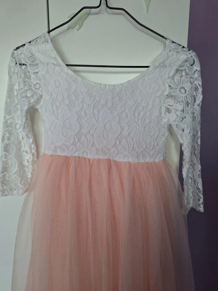 Robe cérémonie mariage baptême 5-6 ans La panoplie des petits et des mamans - photo numéro 3