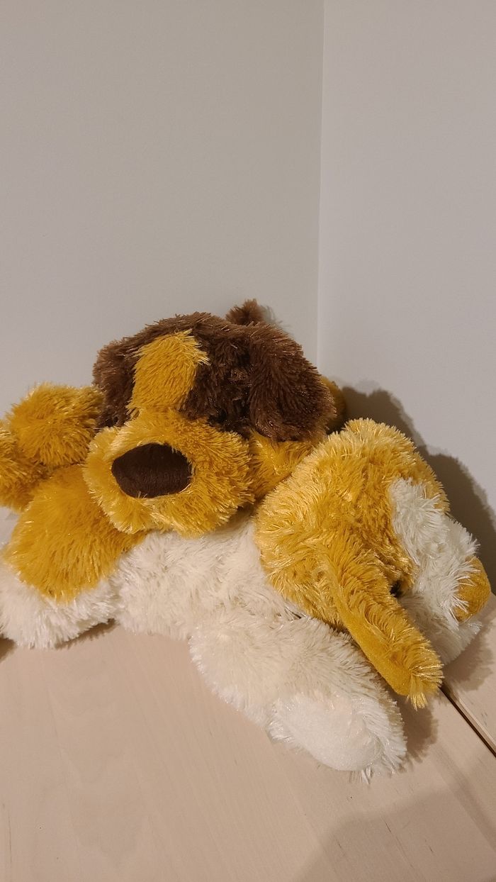 Peluche doudou chien - photo numéro 3
