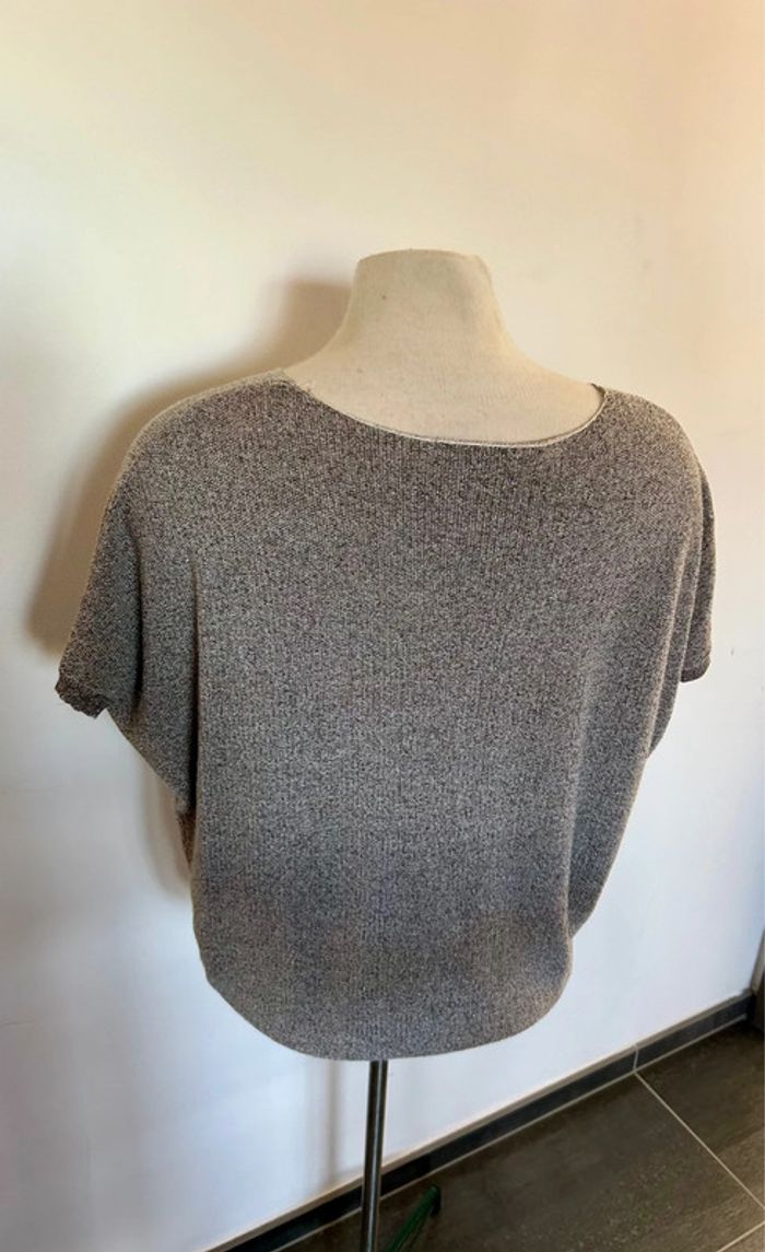 Blouse argentée Morgan S - photo numéro 4