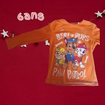 T-shirt manche longue paw patrol T.6anz