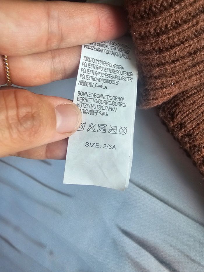 Ensemble bonnet + snood 2/3 ans - photo numéro 5