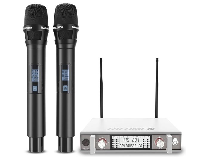 NEUF - Pack de 2 microphones + Récepteur