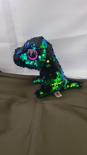 Ty Flippables ~ Collection Sequins « Crunch » le dinosaure T-Rex