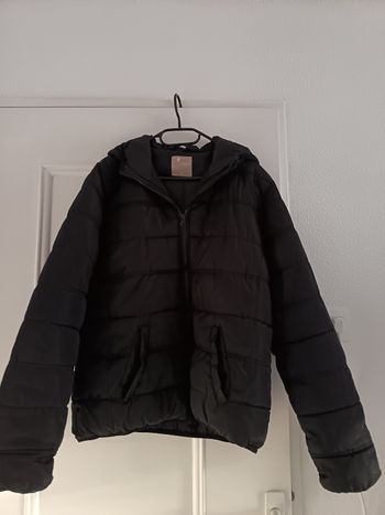 Doudoune noir taille M gemo