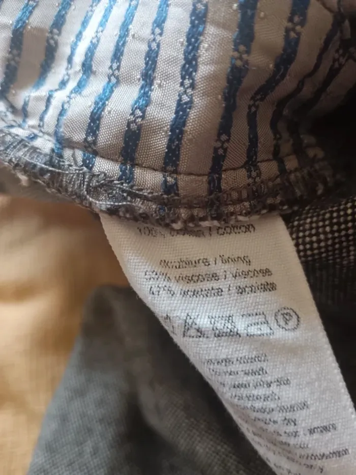 Pantalon tailleur Swildens gris chine t.0 - photo numéro 4
