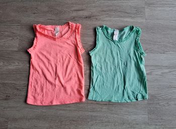 Lot de 2 débardeurs fille 18 mois
