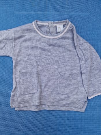 Pull fin 4/6 mois