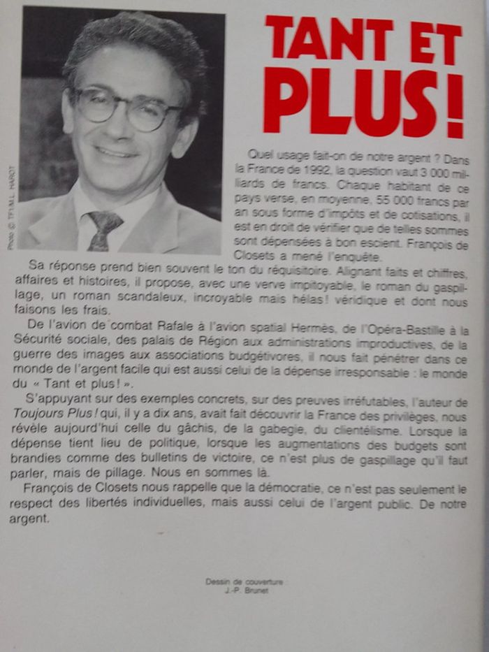 François de Closets - Tant et plus - photo numéro 3