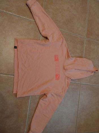 Sweat puma rose 10 ans