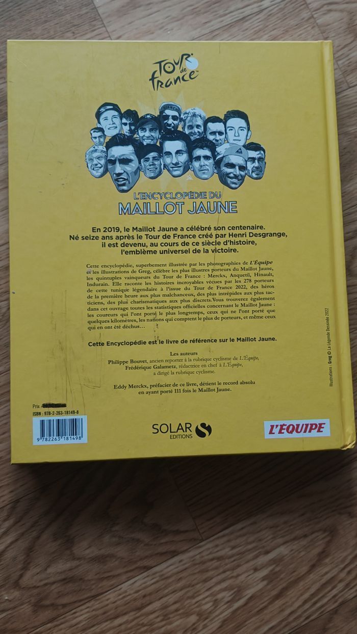 L'encyclopédie du maillot jaune - P.Bouvet & F.Galametz - photo numéro 2