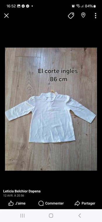Sous pull neuf mixte
