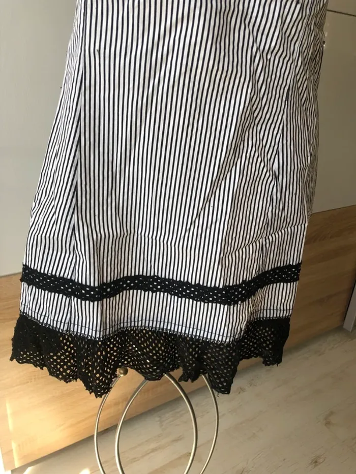 Belle robe été L 38 style marinière - photo numéro 4