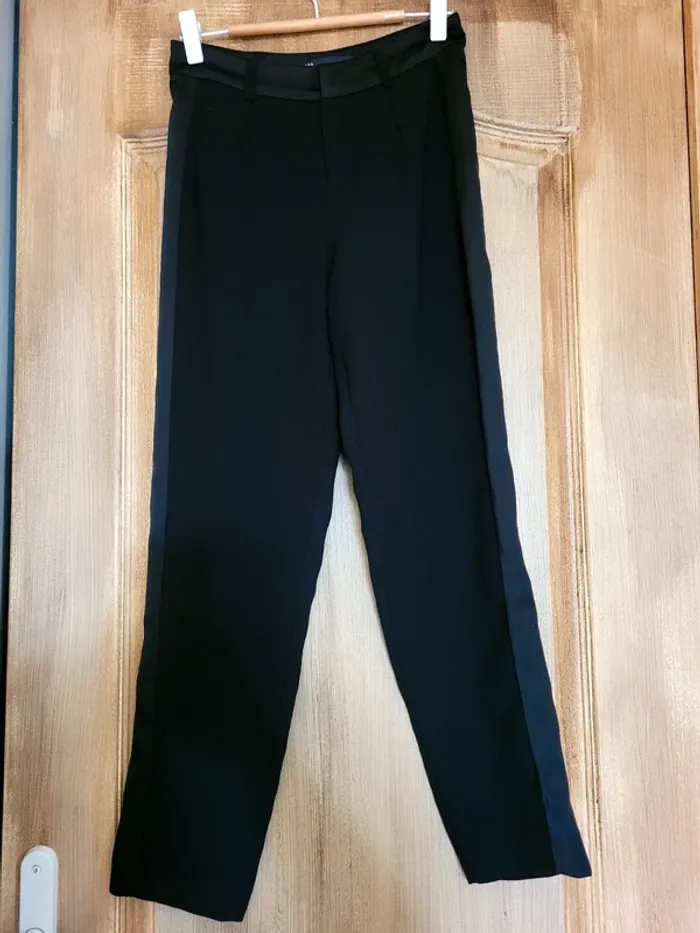 Pantalon classe noir taille XL bershka - photo numéro 2