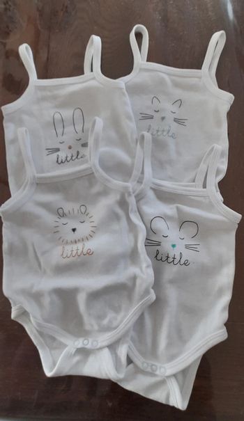 Lot 4 bodies bretelles