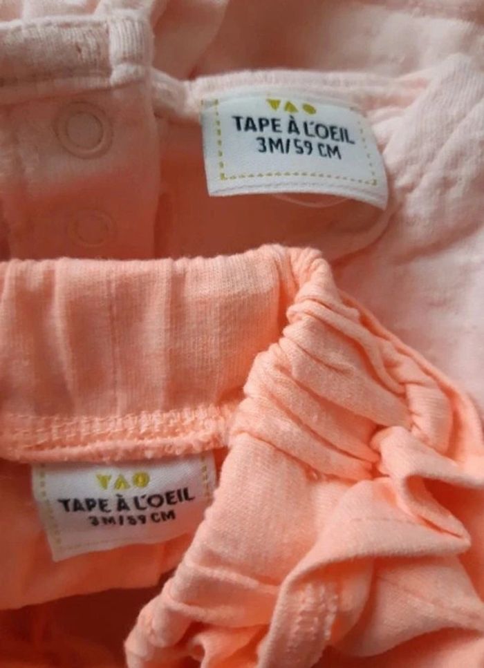 Tenue tee-shirt et short Tape à l'oeil 3 mois - photo numéro 5