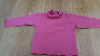 sous pull grain de ble 18 mois fushia