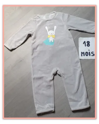 Pyjama 18mois sans pieds garçon