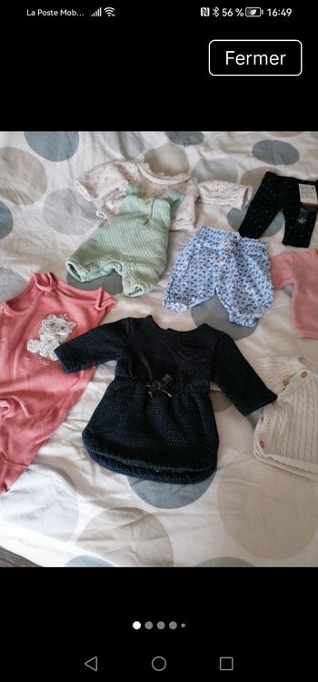 Lot bébé fille 1 mois 