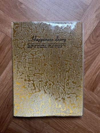 Cahier de note doré (NEUF)