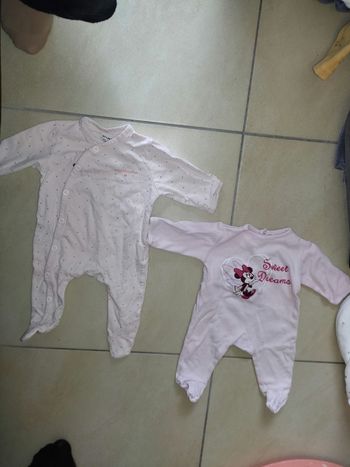 Lot de 2 pyjamas légers 1 mois