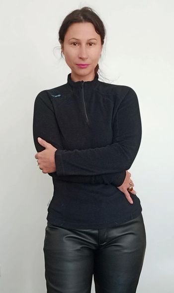 Pull polaire noir Quechua