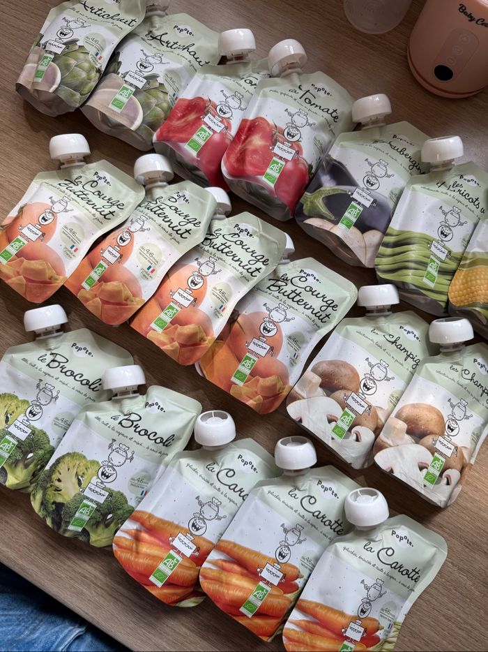 Gourdes popotes légumes
