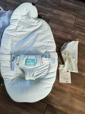 Babymoov Doomoo nid bleu et marron avec oiseaux transat