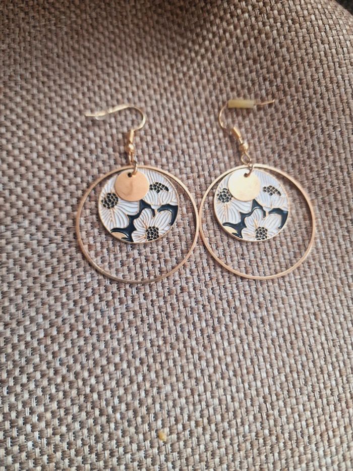 Boucle d'oreilles acier inoxydable - photo numéro 4