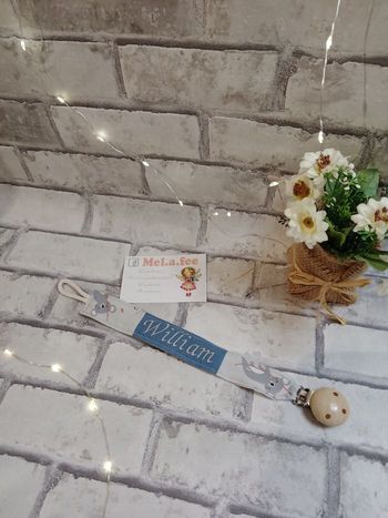 Attache tétine personnalisée