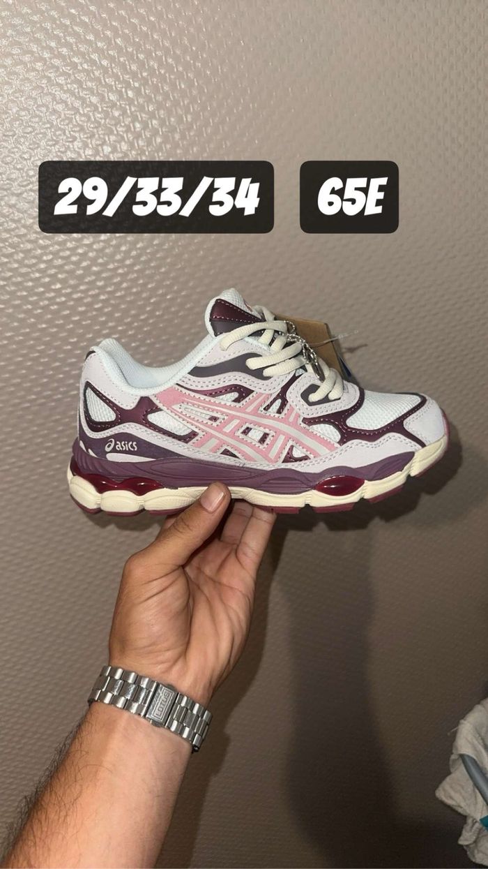 Asics bordeaux 34