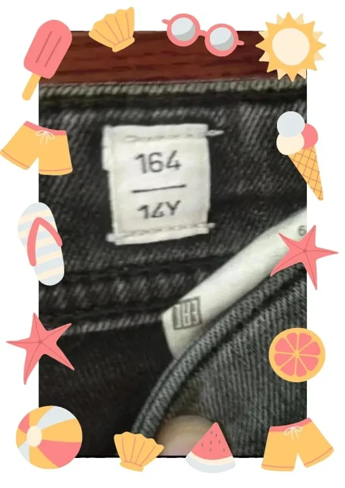 Pantalon jeans gris garçon 14 ans - photo numéro 6