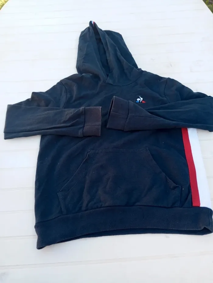 Pull a capuche de taille 10ans et marque le coq sportif