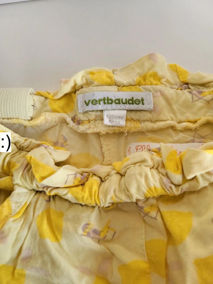 Pantalon fluide jaune 8 ans - photo numéro 4