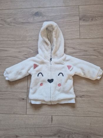 Veste polaire bébé fille 1 mois
