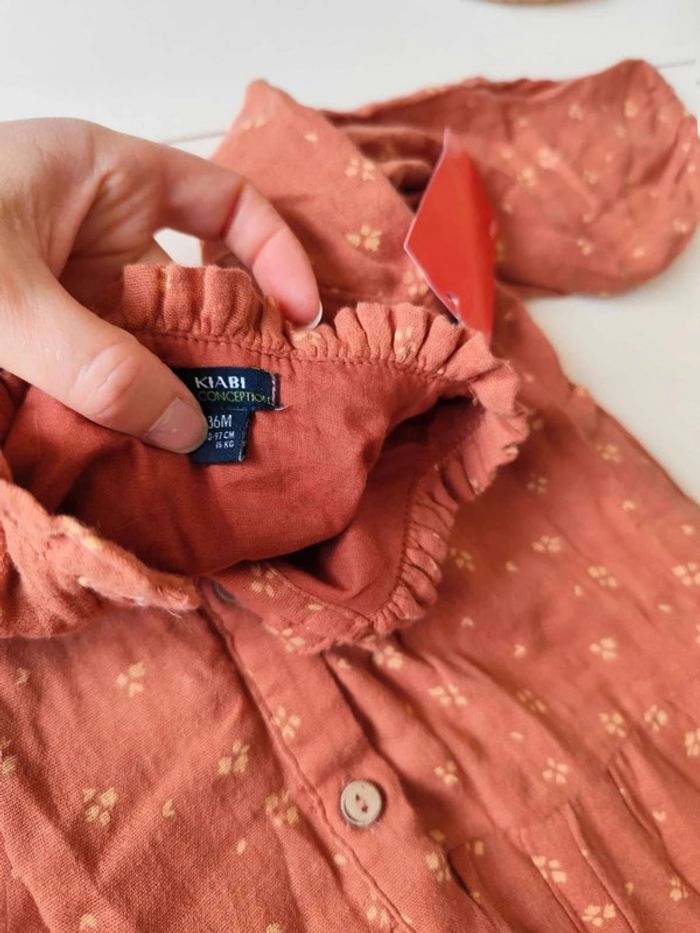 Robe gaze de coton Kiabi 36 mois - photo numéro 2