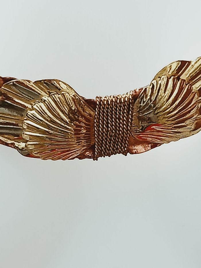 Collier metal et perles doré - photo numéro 4