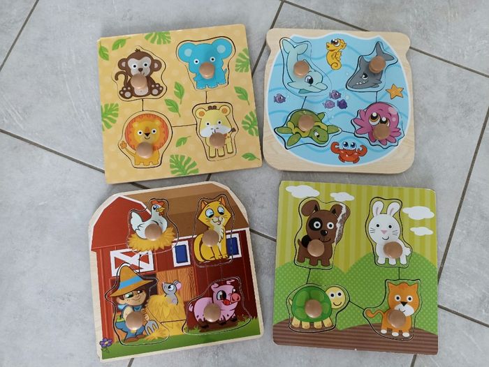 Puzzles en bois bébé