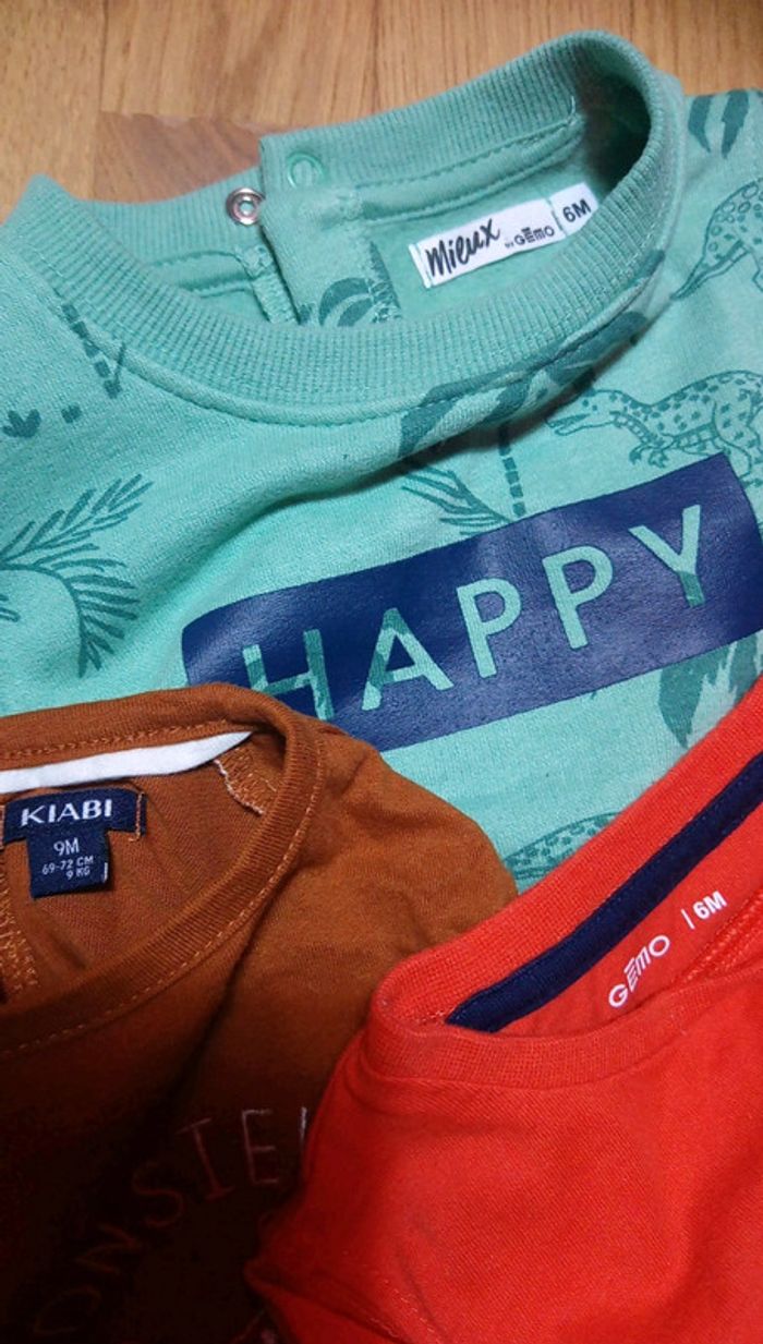 1 pull et 2 tee shirt manches longues - photo numéro 3