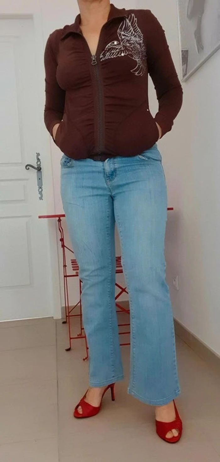 Jean évasé - Taille 36/S - photo numéro 6