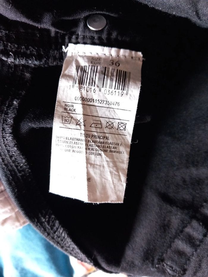 😴short coton noir T36 Jennyfer - photo numéro 2