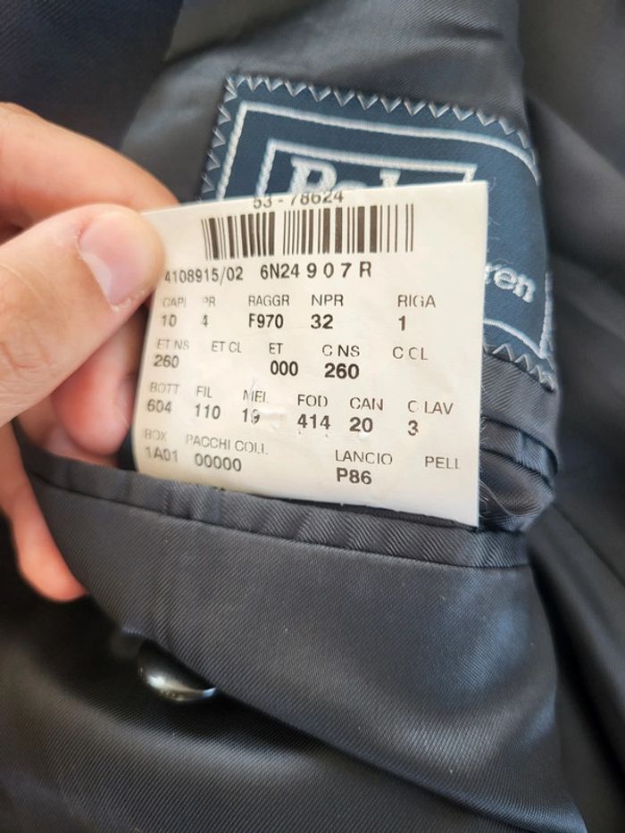 Veste costume italienne Ralph lauren Taille 50 - photo numéro 11