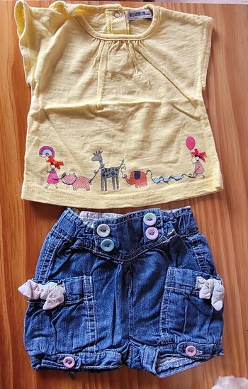 Ensemble short et tee-shirt