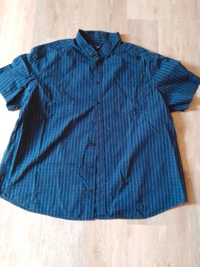 Chemise homme Kiabi bleu rayé 4 xl