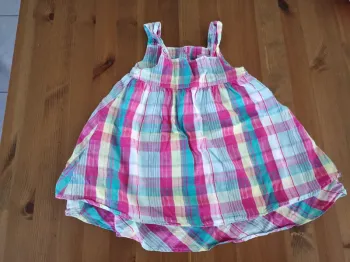 Robe légère motif créole 18 mois
